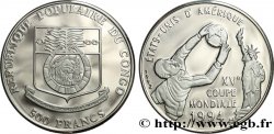 CONGO (RÉPUBLIQUE) 500 Francs Proof Coupe du monde de la FIFA 1994 1992 Paris SPL 