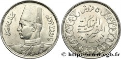 ÉGYPTE 5 Piastres Roi Farouk AH1358 1939  SUP 