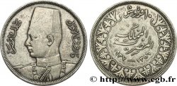 ÄGYPTEN 10 Piastres Roi Farouk Ier AH1356 1937 