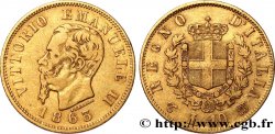 ITALIA 10 Lire Victor Emmanuel II 1863 Turin