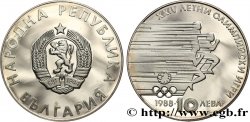 BULGARIA 10 Leva Proof XXIV Jeux olympiques de Séoul 1988 