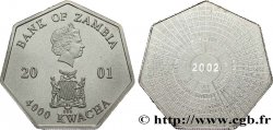 ZAMBIA 4000 Kwacha calendrier 2002 2001 