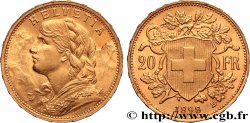 GOLD, PALLADIUM & PLATINUM INVESTMENT 20 Francs or buste diadémé d Helvetia 1898 Berne