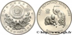 CORÉE DU SUD 5000 Won Proof XXIV olympiade Séoul 1988 Toupie 1988  SPL 