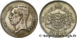 BELGIEN 20 Franken (Francs) Albert Ier légende Flamande 1934 