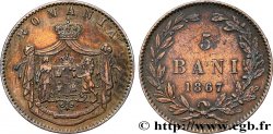 ROMANIA 5 Bani 1867 Heaton