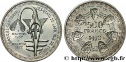 ESTADOS DE ÁFRICA DEL OESTE 500 Francs BCEAO 1972 Paris