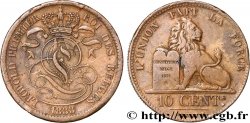 BELGIQUE 10 Centimes lion 1833 