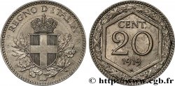 ITALIE 20 Centesimi écu 1919 Rome
