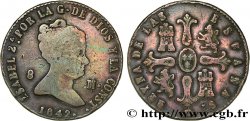ESPAGNE 8 Maravedis Isabelle  II 1842 Ségovie