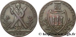 REINO UNIDO (TOKENS) 1/2 Penny Edimbourg (Lothian, Écosse) 1790 