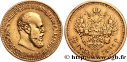 RUSSIE - ALEXANDRE III 10 Roubles 1894 Saint-Petersbourg