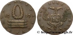 REINO UNIDO (TOKENS) 1/2 Penny Perth (Ecosse, Perthshire) 1797 