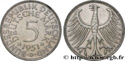 GERMANIA 5 Mark aigle 1951 Munich