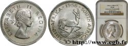 SOUTH AFRICA 5 Shillings Prooflike Elisabeth II 1956 Pretoria