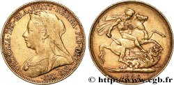 GOLD, PALLADIUM & PLATINUM INVESTMENT 1 Souverain Victoria type vieille tête 1896 Londres