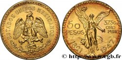 OR D INVESTISSEMENT 50 Pesos or 1947 Mexico