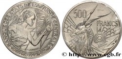 CENTRAL AFRICAN STATES Essai de 500 Francs femme / antilope lettre ‘A’ Tchad 1976 Paris