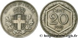 ITALIE 20 Centesimi écu 1919 Rome 