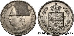 ROMANIA 50 Lei Charles II 1937 