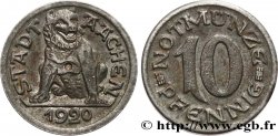GERMANIA - Notgeld 10 Pfennig Aachen (Aix-la-Chapelle) 1920 
