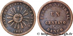 ARGENTINE 1 Centavo Confédération Argentine 1854 Birmingham