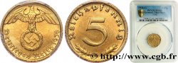 GERMANY 5 Reichspfennig 1936 Karlsruhe