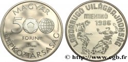 UNGARN 500 Forint Proof Coupe du monde de football Mexique 1986 1986 Budapest