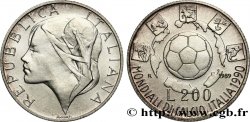 ITALY 200 Lire Coupe du Monde de Football 1990 - 1ère émission 1989 Rome