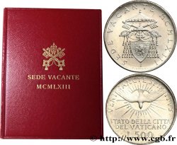 VATICAN AND PAPAL STATES 500 Lire Sede Vacante Colombe 1963 Rome