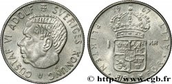 SUÈDE 1 Krona Gustave VI 1967  TTB+ 