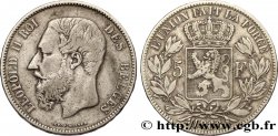 BELGIQUE - ROYAUME DE BELGIQUE - LÉOPOLD II 5 Francs 1866 