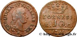 ITALY - KINGDOM OF NAPLES 10 Tornesi Ferdinand IV 1798 