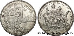 SVIZZERA  5 Francs, concours de Tir de Lugano 1883 