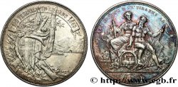 SWITZERLAND 5 Francs, concours de Tir de Lugano 1883 