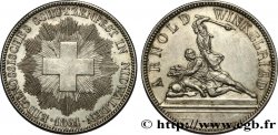 SUIZA Module de 5 Francs Tir de Nidwald (Nidwalden) 1861 