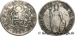 PÉROU 8 Reales 1837 Lima TTB 