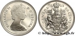 CANADA 50 Cents Proof Elisabeth II 1983 