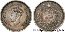BRITISH INDIA 1 Rupee (Roupie) Georges VI 1943 Bombay