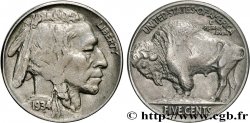 UNITED STATES OF AMERICA 5 Cents Tête d’indien ou Buffalo 1934 Philadelphie