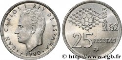 ESPAGNE 25 Pesetas Juan Carlos coupe du Monde de Football 1982 (81) 1980  SUP 