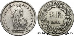 SCHWEIZ 2 Francs Helvetia 1901 Berne - B