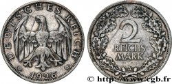ALLEMAGNE 2 Reichsmark 1926 Berlin