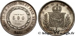 BRAZIL 500 Reis au nom de l’Empereur Pierre II 1860 