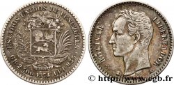 VENEZUELA 10 centavos Simon Bolivar 1874 Paris