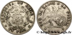 CHILI 1 Peso Condor 1854 Santiago