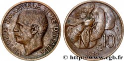 ITALIE 10 Centesimi Victor Emmanuel III 1930 Rome