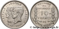 BELGIEN 10 Frank (Francs) - 2 Belga Centenaire de l’Indépendance - légende Flamande 1930 