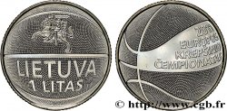 LITUANIE 1 Litas  : championnat européen de Basket Ball : chevalier Vytis / ballon de basket ball 2011 