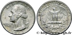 UNITED STATES OF AMERICA 1/4 Dollar Georges Washington 1963 Denver